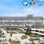 Các Trường Đại Học Dạy Tiếng Hàn